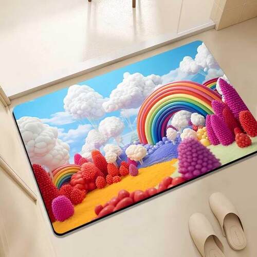 Diatom gmud bathroom absorbent pad矽藻泥浴室吸水凉垫