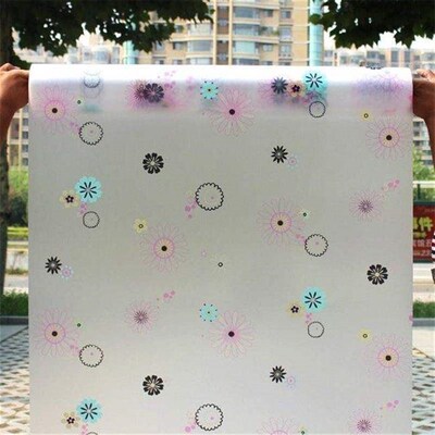 Electrostatic Frosted Glass Sticker, window sticker, moving