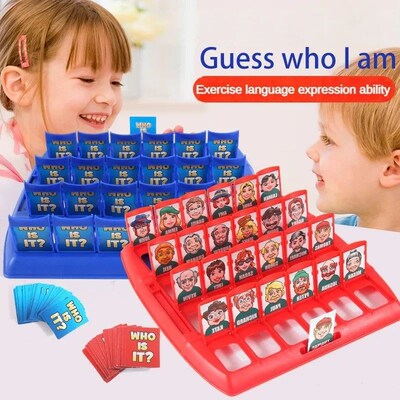 Guess Who I Am Board Game Parent-child Interaction Toy Logic
