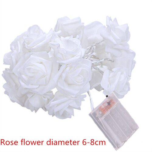 1.5M 10led Battery LED Rose Christmas Lights Holiday String