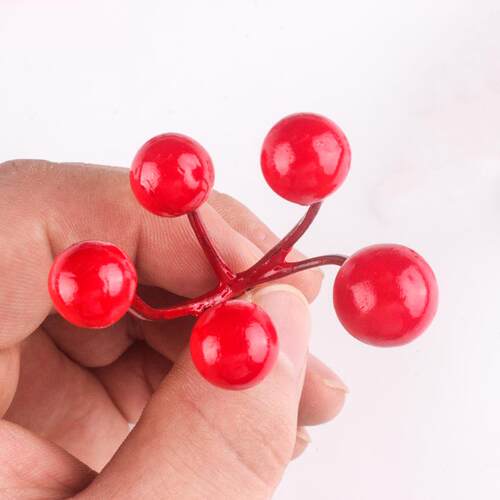 Christmas decorations red artificial berry tree wreath 浆果