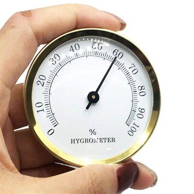 H103G Wall Hanging Mechanical Humidor Hygrometers 57mm