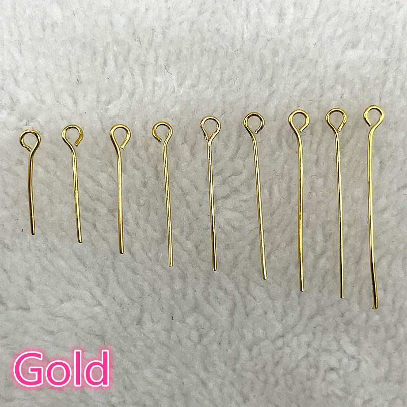 New 16 18 20 22 24 26 28 30 32mm Eye Head Pins Classic 6 Col图片