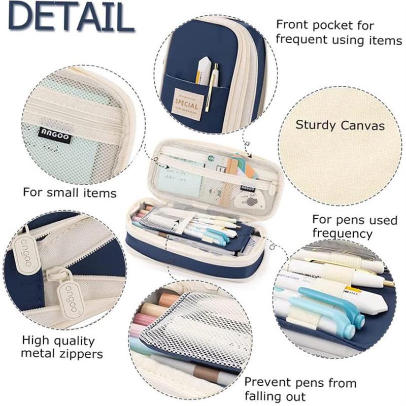 Kawaii Pencil Case Korean Pouch for Girls Large Capacity图片