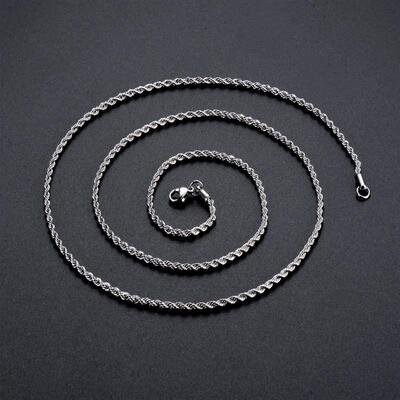 1 piece Steel Color Width 2mm2.5mm3mm4mm5mm6mm Rope Chain Ne