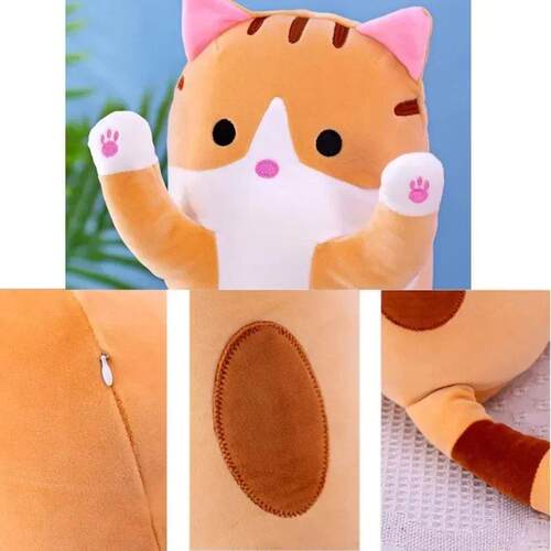 Long Cat Plush Body Pillow Creative Cute Animal Stuffed Cush