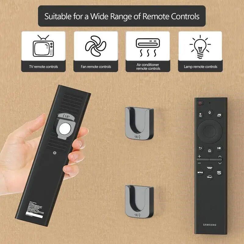 4PCS Magneti Remote Control Holder Self Adhesive Mobile Phon