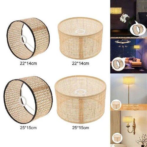 Lightshade Rattan Weaving Lamp Accessories Dining Farmhouse