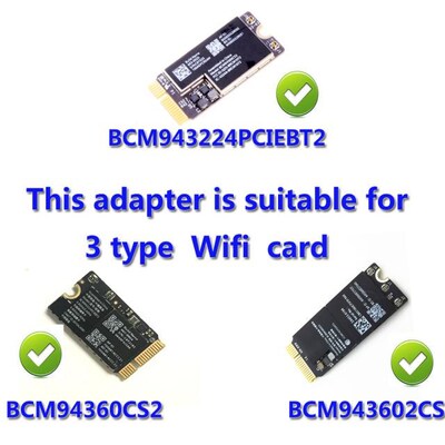 Broadcom BCM943602CS Desktop Dual Band 802.11 AC PCI-E Wi-Fi