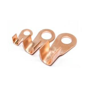 线鼻子铜接头铜接线端子 紫铜开口鼻 铜线耳 0铜鼻子 100只