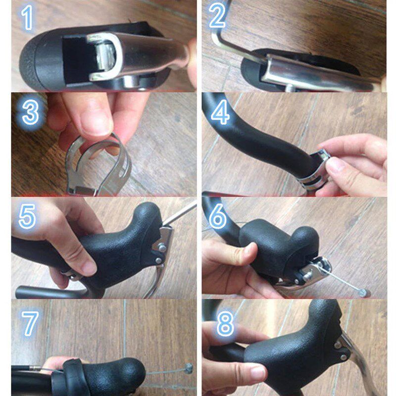 1 Pair Bicycle Brake Aluminum Alloy Road Bike Drop Bar Brake