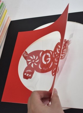 正方形卡纸相框裱儿童画33X33cm创意贴墙圆形纸画框38X38装饰画室