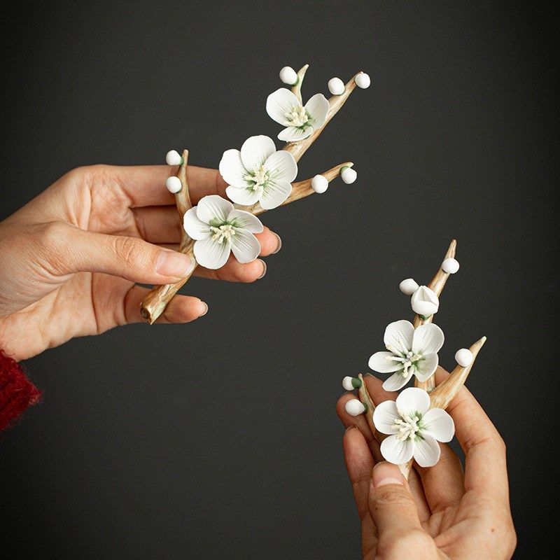 手工陶瓷花香插 书房笔托茶盘茶宠日常送礼中式长辈茶室摆放摆件,家居饰品,装饰摆件,淘宝优惠券,粉丝福利购,淘宝优惠卷