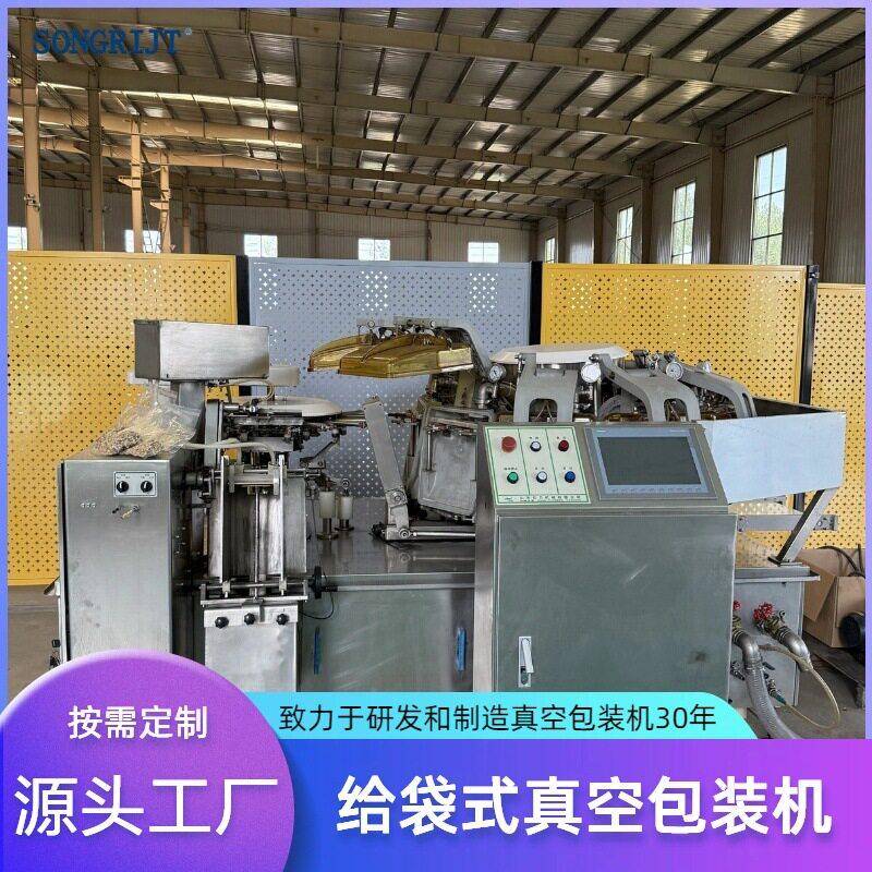 给袋式真空包装机食品连续式真空封口机真空包装设备真空度