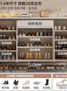 鞋柜B117DB1隔家用柜门口玄一体室内关客厅断隔断2025新款入户收