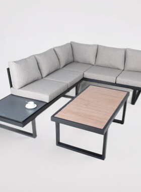 厂直销别客厅北欧CF3025-Z墅藤编简L形沙发组合室外酒店会所阳光