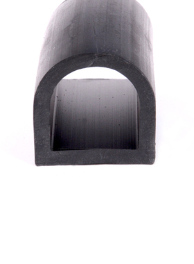 D型40*30橡胶防撞条半圆形空心橡胶管橡胶护套D型管机械防撞减震