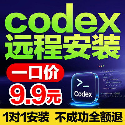Codex远程安装1对1服务满意为止
