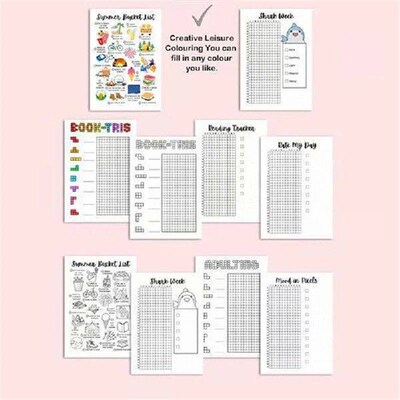 Portable Game Log Creative Note Paper Bullet Game