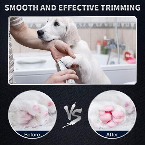 Professional USB Dog Clippers Pet Foot Hair Trimmer Dog Grow