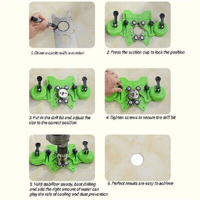 1PC Opening Locator Adjustable 4-83mm Drill Bit Hole Saw
