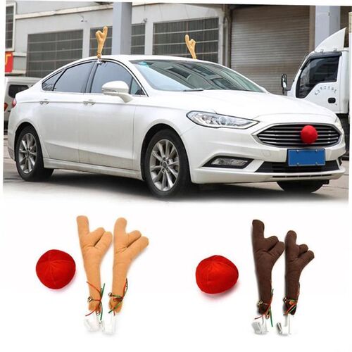 Hot 2020 Christmas Headband Antlers Red Nose Headwear For