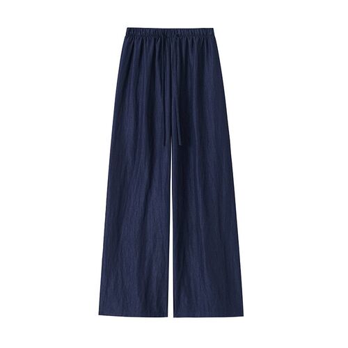 Ice Si Yamamoto Pants Women 2025 Thin High Waist Loose Drapi