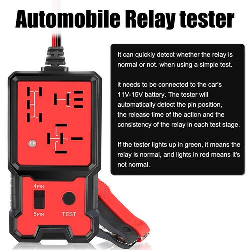 Universal 12V Car Relay Tester Electronic Automotive Relay T