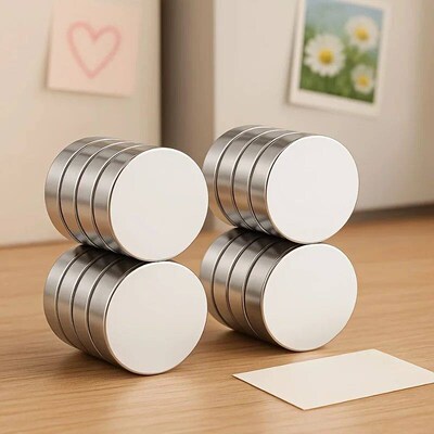 8x2mm U-polemag refrigerator magnet circular, suitable for o