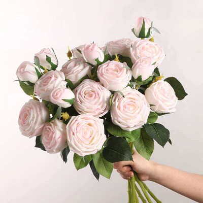 Hand-feel Moisturizing Rose Bouquet Simulation Flower Decora