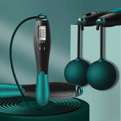 Counting Jump Rope ball Steel PVC Skipping Rope Exercise Adj