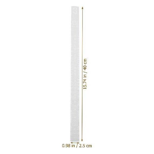 2 Pcs Biscuit Balance Acrylic Ruler Measuring Dough Roller