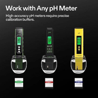 18-Pack PH Meter Buffer Solution Powder, PH 6.86/4.00/9.18,