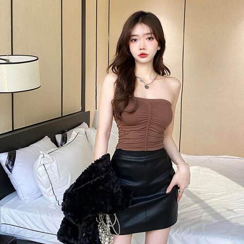 Sweet Hot Vest Small Sling Women's Summer New Strapless