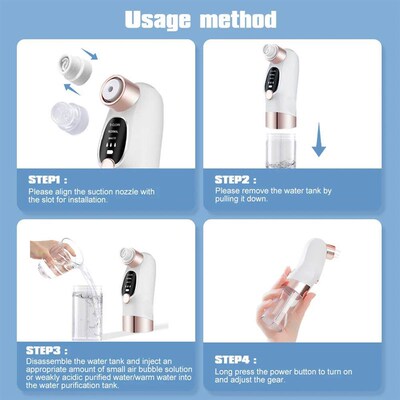 Small Bubble Facial Blackhead Removal Vacuum Face Cleaner Hy