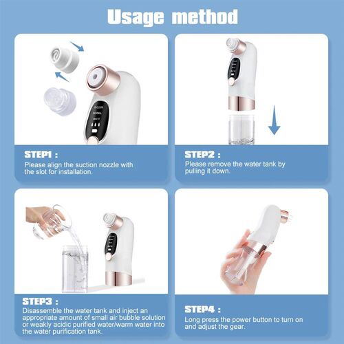 Small Bubble Facial Blackhead Removal Vacuum Face Cleaner Hy