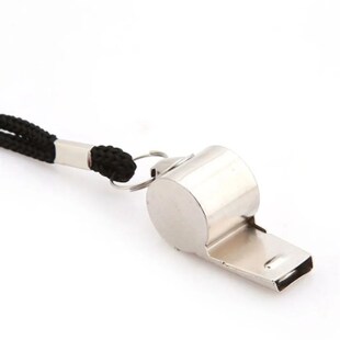 Stainless Steel Whistles Referee Sport Rugby Metal Whistle W
