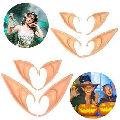Halloween christmas 1 Pair Elf Cosplay Pointed Ear Fake Ears