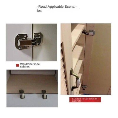Stainless Steel Cabinet Door Hinges New Hydraulic Folding