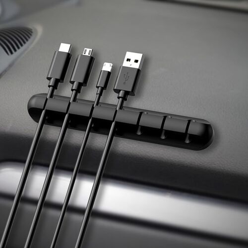 Silicone USB Organizer Cable Holder Cable Winder Desktop