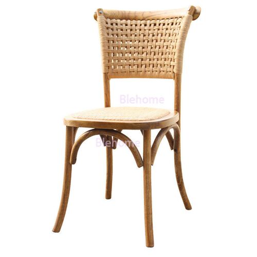 Retro Dining Chair Kitchen Furniture New Backrest Chair