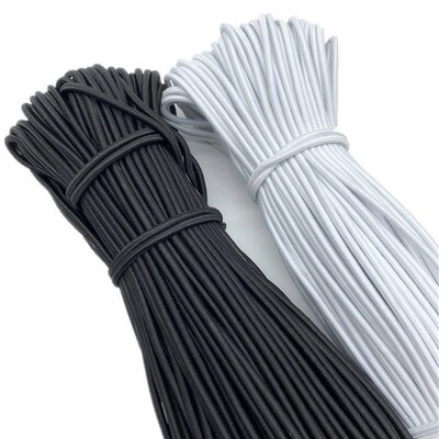 5yards/Lot 1/1.5/2/2.5/3/4mm Round High Elastic Sewing Elast