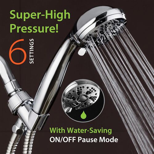 Handheld Shower Showerhead Chrome Shower Head Hand Held