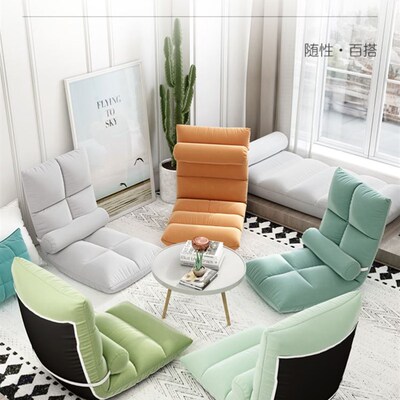 Tatami floor cushion balcony single small sofa folding chair