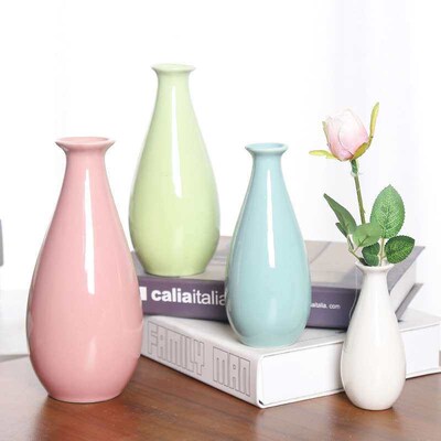 Ceramic small vase ornaments small fresh flower hydroponic p