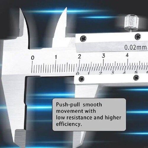 J0PC Stainless Small Size Caliper 0-100mm Vernier Caliper