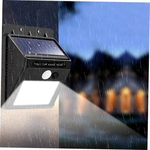 LED solar wall light, human body sensing courtyard light路灯