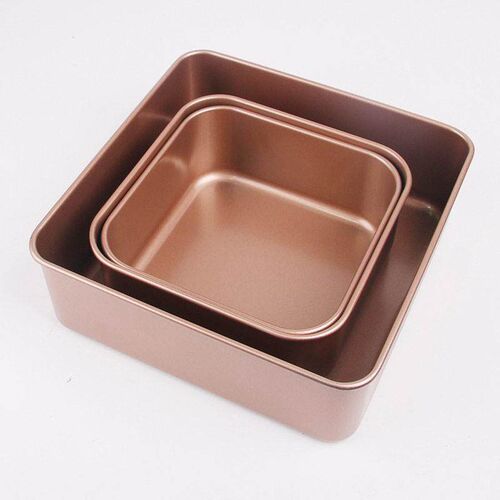 Square Oven Pan Tray Cake Bread Plate baking mold 正方形烤盘