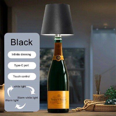 2Pcs LED Table Lamp 2000mAh USB Rechargeable Wireless Touch