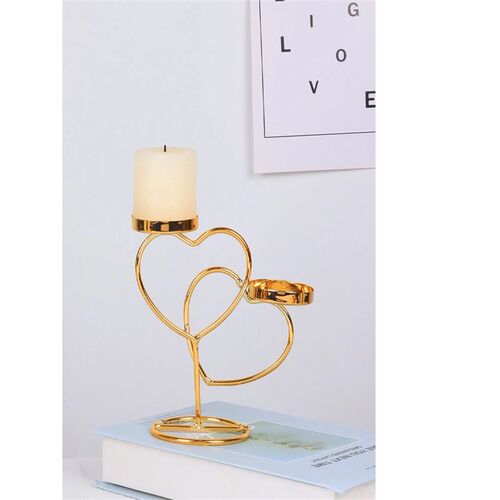1pc Iron Art Candlestick Hotel Home Decoration Romantic Cand